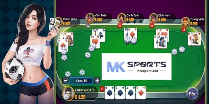 Trải nghiệm các tựa game bài đỉnh cao của nhà cái uy tín MK Sport